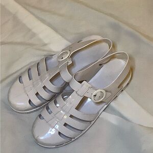 American Apparel White Sandals